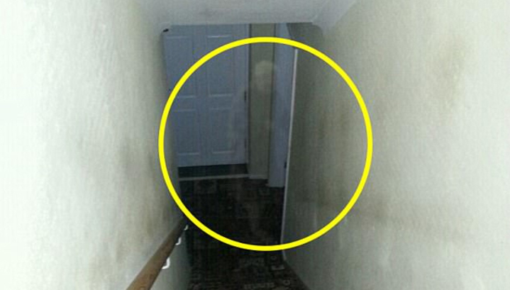 Briton took a picture of a ghost of an old woman