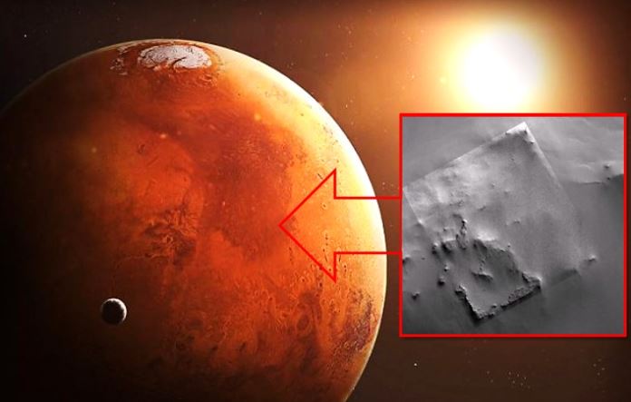 NASA Probe Captured On Mars The Ruins Of A Huge Ancient Structure