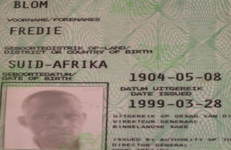 The Oldest Man On Earth Died In South Africa: He Was Born In 1904