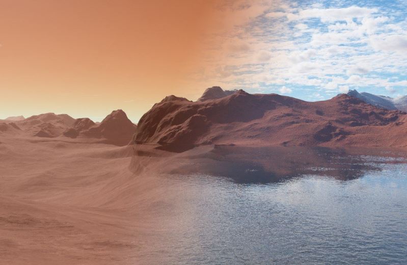 A Network Of Lakes Containing Liquid Water Discovered On Mars