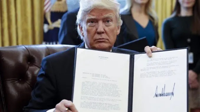 President Trump Signs Bill Giving CIA & FBI 6 Months to Reveal the Tru