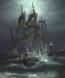 laivai vaiduokliai, skrajojantis olandas, laivas, jureiviai, bartolomė