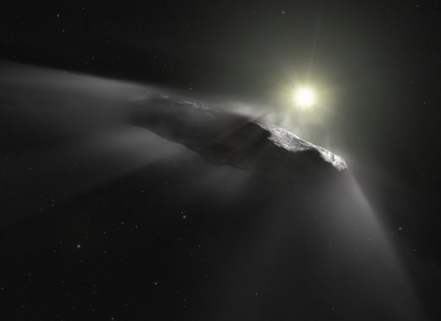 Oumuamua, asteroidas, kosmosas, ateivių laivas