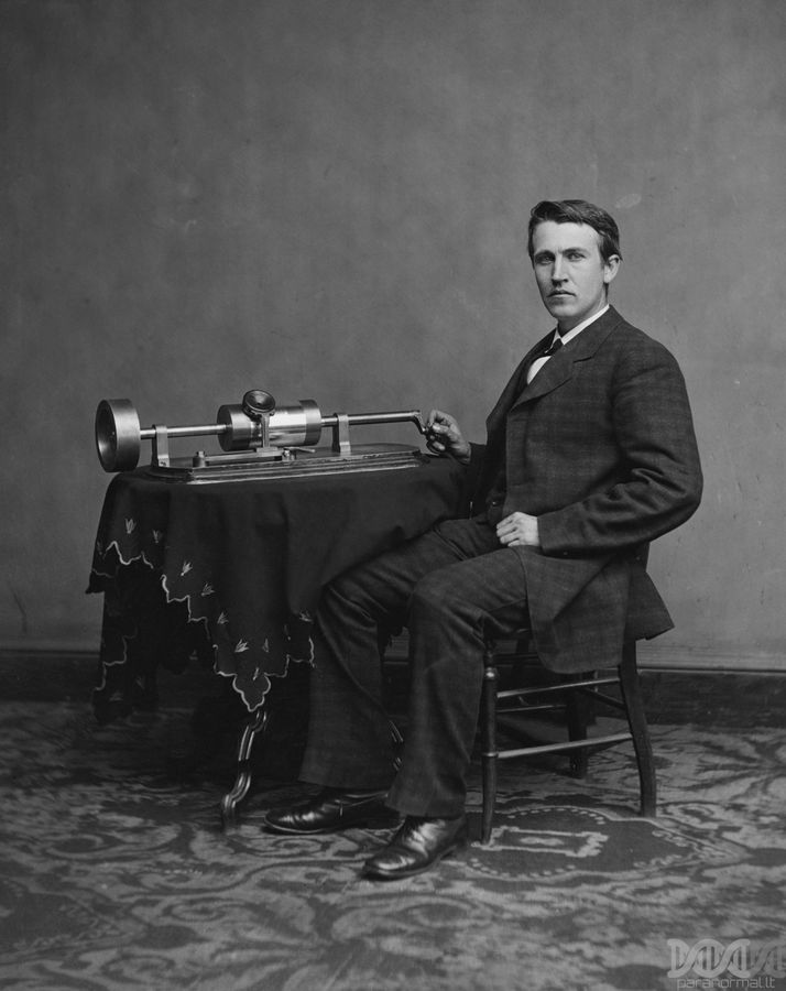Edisonas, spirikomas, Istorija, išradimai, mistika