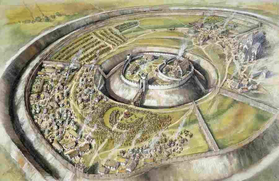 Sarumas, Old Sarum, archeologija, istorijos paslaptys, Anglija