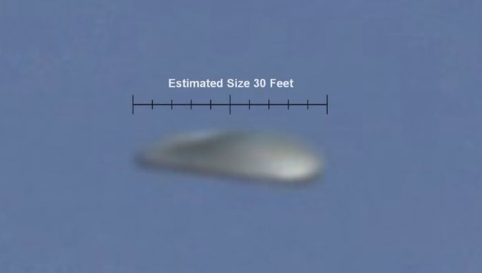 The tourist photographed a UFO in the Canary Islands