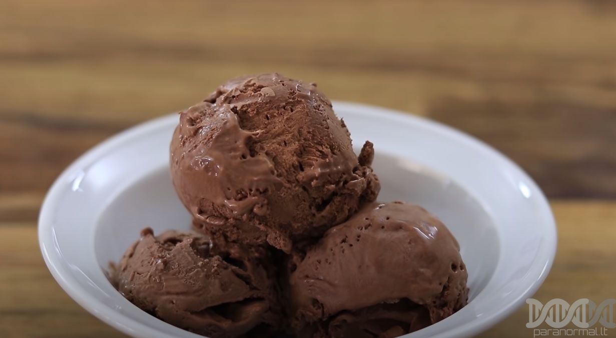 Šokoladiniai Ledai Vos Iš Trijų Ingredientų