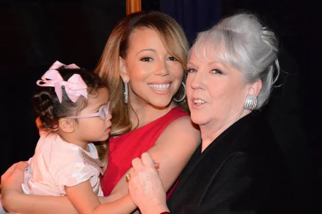 Mariah Carey with her mother, Alison, a former opera singer.