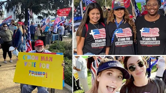 Beverly Hills Turns Red – THOUSANDS of Trump Supporters Take to the St