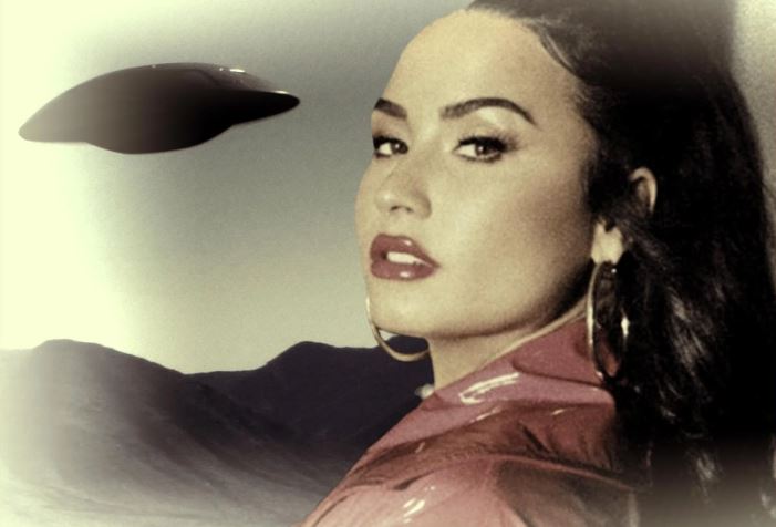 Demi Lovato Records UFO And Appears To Be In Contact With Aliens