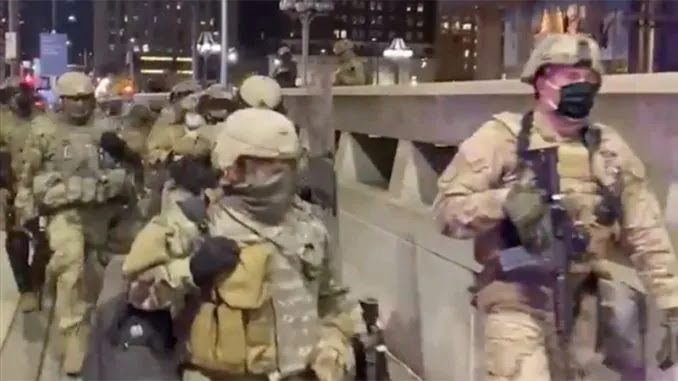 Videos: Troops Arrive in U.S. Cities Ahead of Election Night