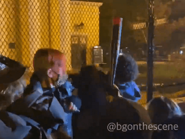 Watch: Protesters Get Violent with Baseball Bats in DC