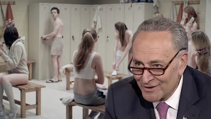 Schumer Agrees With Biden on Giving Trans Students Access to Female Ba
