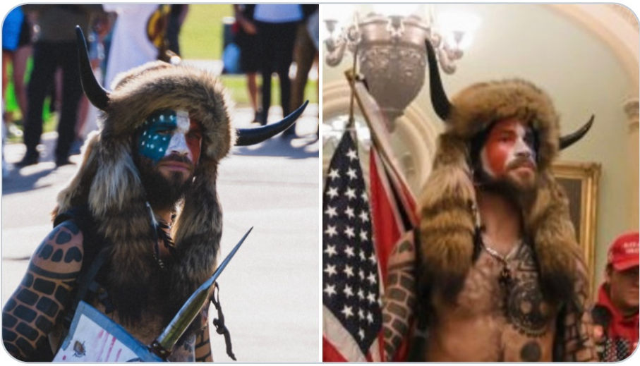 FALSE FLAG CONFIRMED: “Viking” who stormed the Capitol Building previo