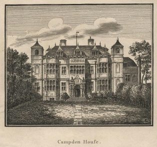 Campden House at Kensington, likely similar to the manor that burned d