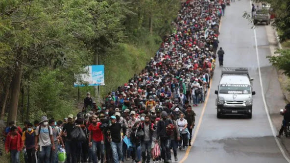 Migrant Caravan Pushes Closer to US Border As Biden Vows