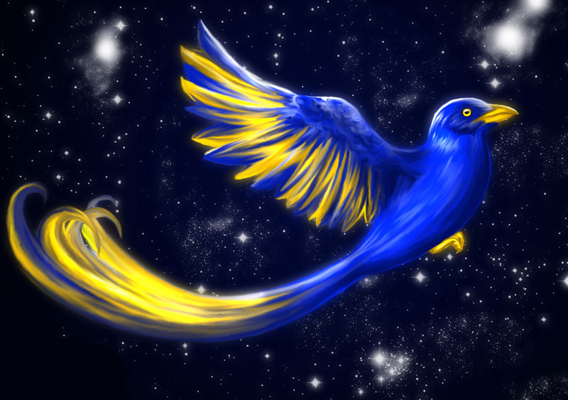 būtybė, mėlynoji paukštė, pasakojimas, nutikimas, istorija