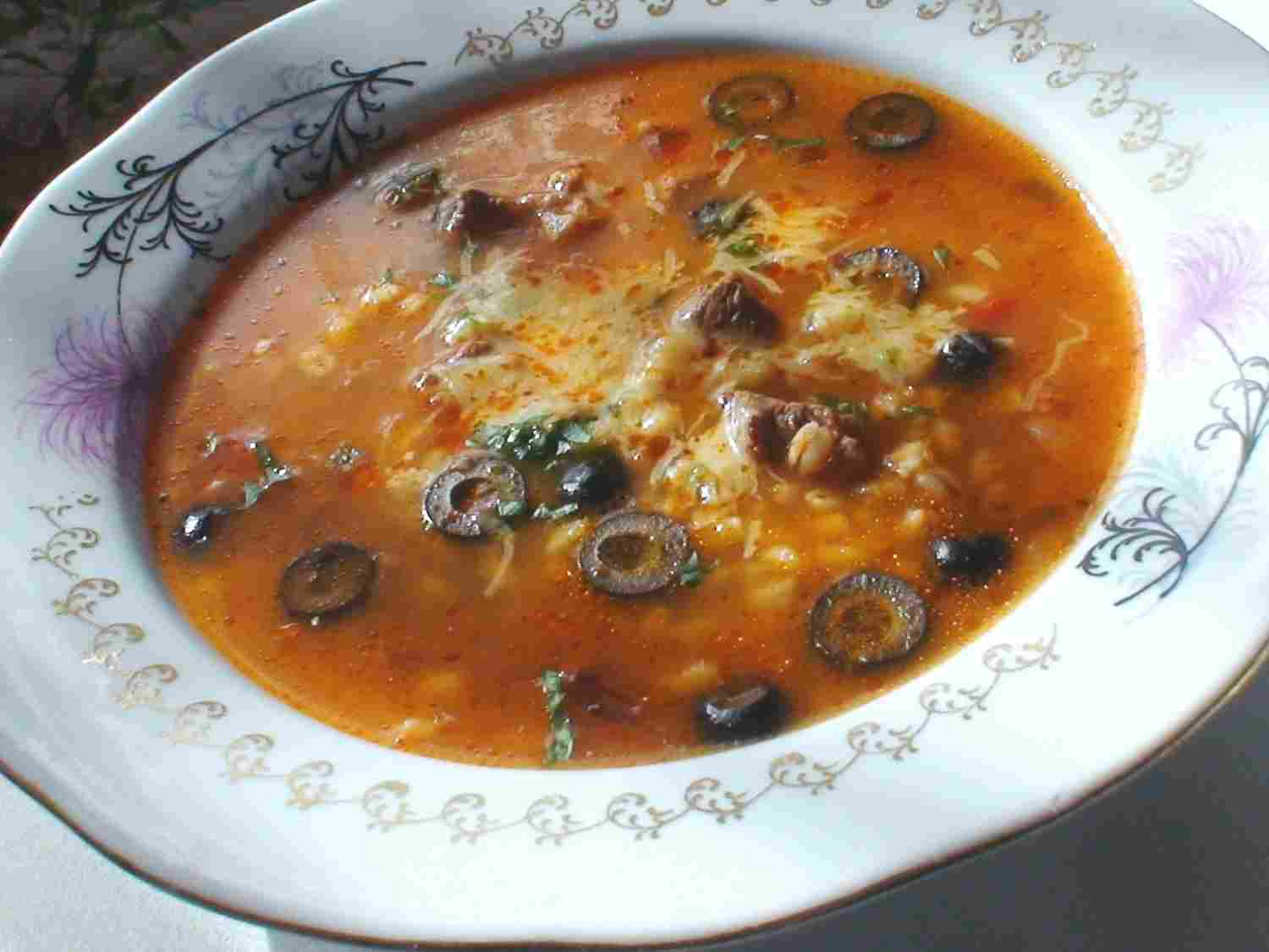 Perlinių kruopų sriuba su jautiena