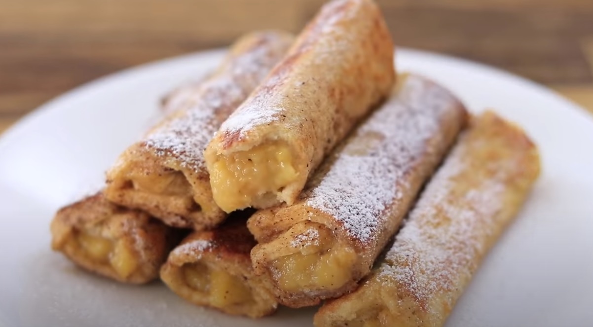 Saldūs Baltos Duonos Suktinukai Su Bananais (Video)