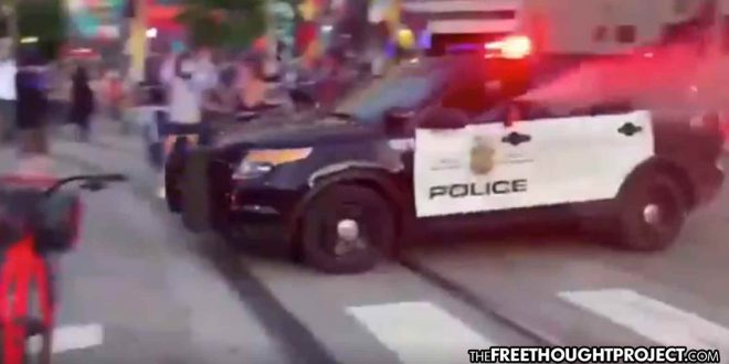 Video of Cops Conducting a Drive-by Pepper Spraying Explains Why Peopl