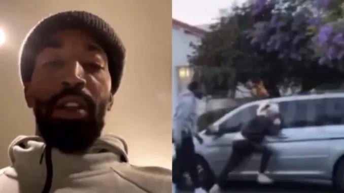 NBA Star J.R. Smith Caught a Rioter Vandalizing His Car