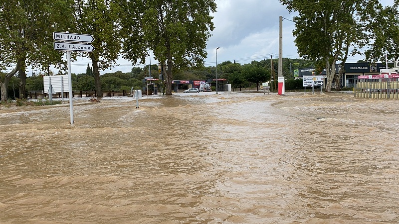 Kataklizmai, gamta, potvyniai, stichinės nelaimės, orai, Prancūzija