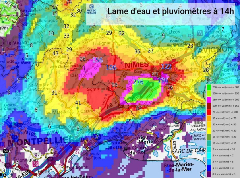 Kataklizmai, gamta, potvyniai, stichinės nelaimės, orai, Prancūzija