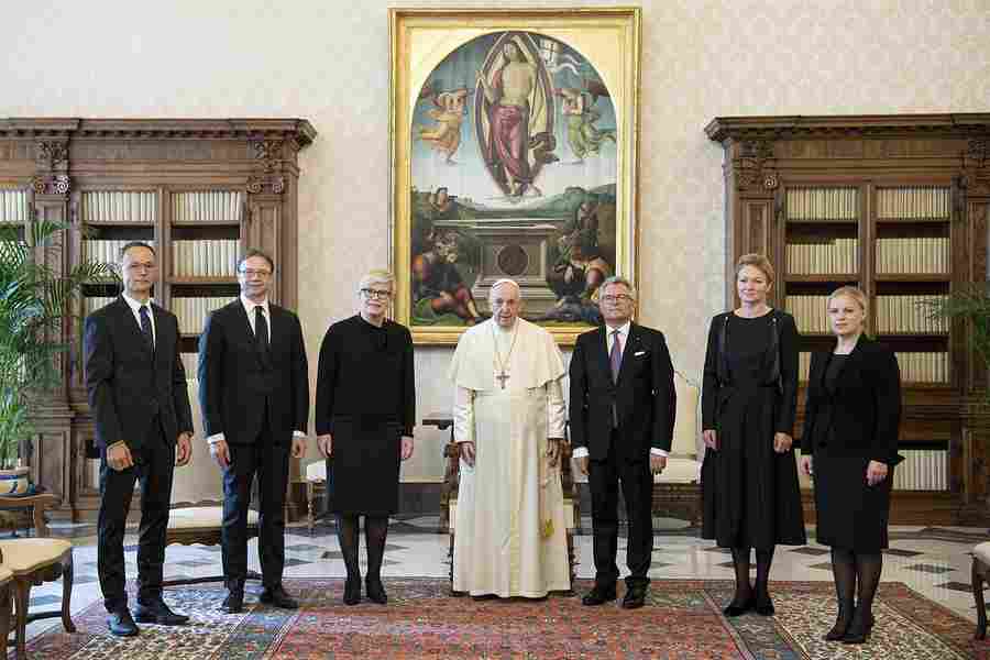 I. Šimonytės susitikimas su Popiežiumi Pranciškumi