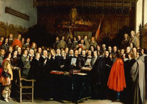 Vestfalijos taikos pasirašymas Miunsteryje 1648 m., Gerardo Ter Borcho