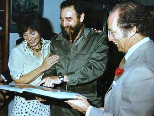 Margaret Trudeau ir Fidelis Castro Havanoje, Kuboje
