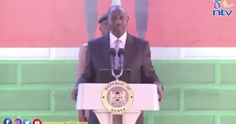 Kenijos prezidentas Williamas Ruto paragino savo rinkėjus atsisakyti