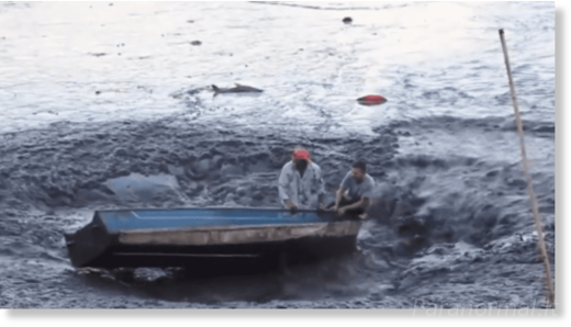 Brazilijoje esanti karstinio ežero įgriuva beveik įsiurbė du žvejus