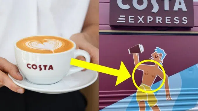 Įniršis, kai "Costa" reklamoje naudoja "translyčio vyro"