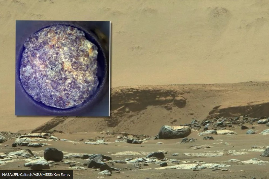 Naujas mėginys iš Marso rodo gyvybės požymius