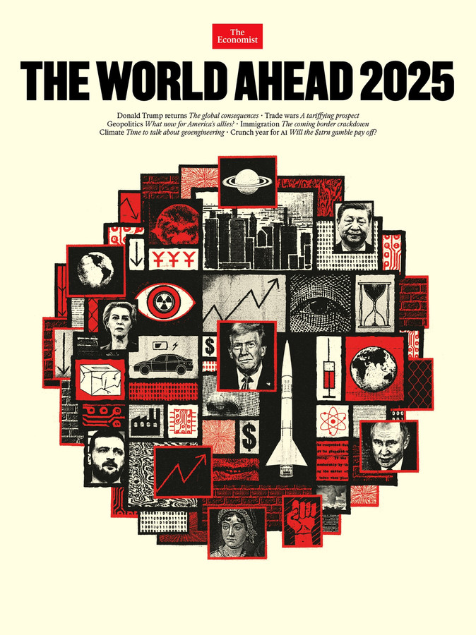 The Economist 2025: Intrigos ir Simbolika Viršelyje