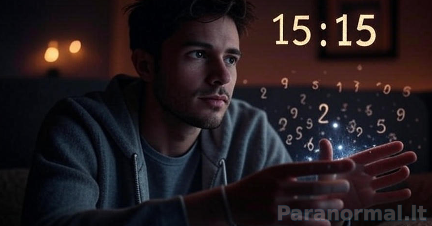 Laikrodis, rodantis 15:15 su pokyčių simbolika
