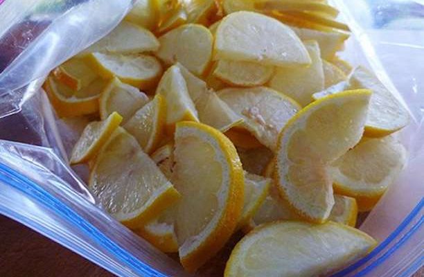 Kodėl verta šaldyti citrinas?