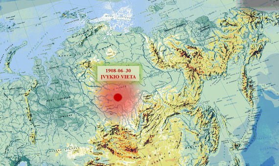 Katastrofa įvyko beveik negyvenamose miškingose Sibiro platybėse