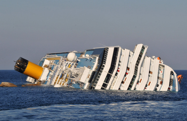 avarijos, Costa Concordia, laivų katastrofos, katastrofos