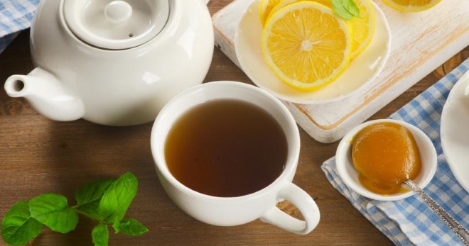 medus, arbata, sveikata