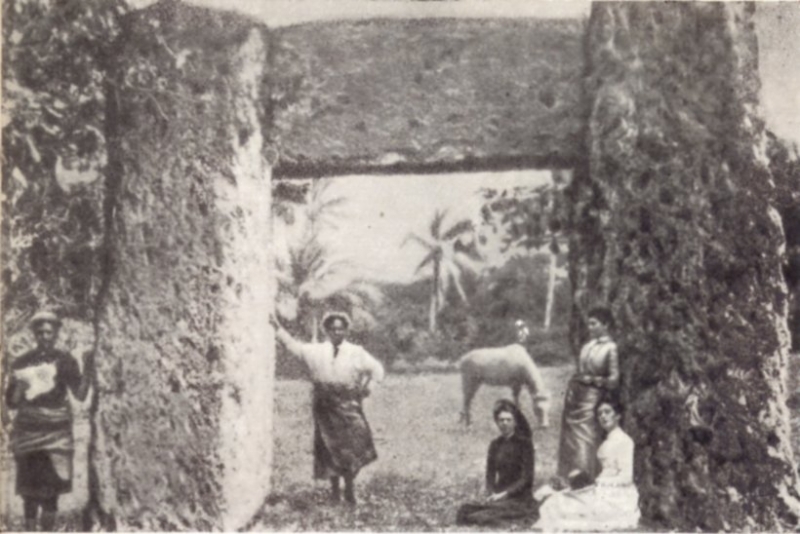 Tongos vartai, paslaptingi statiniai, Polinezija, senovės statiniai