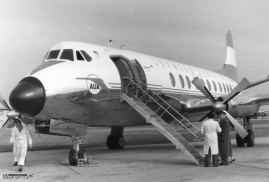 Aviakompanijos “Austrijos avialinijos” laineris “Vickers Viscount”