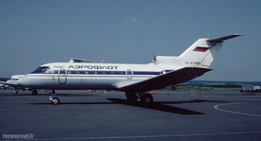 lėktuvas Jak-40, paranormal.lt