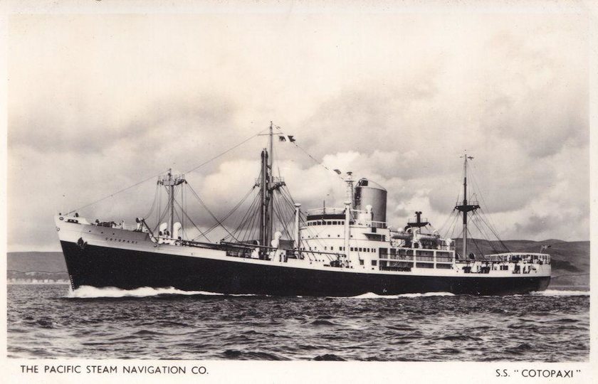 SS Cotopaxi, Bermudų trikampis, Anomalios zonos, Laivai, laivų katastr