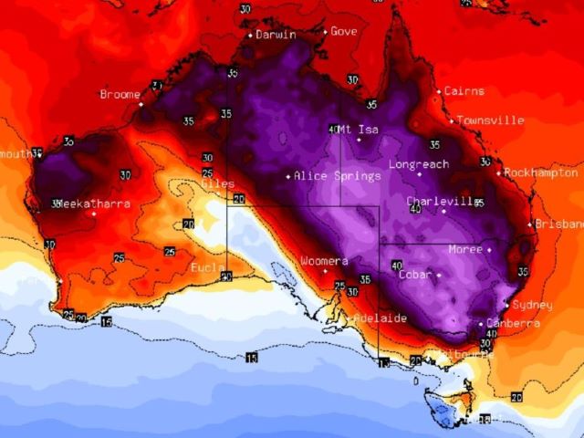 Australija, karštis, klimatas, Sidnėjus, vasara, vasara, gamta
