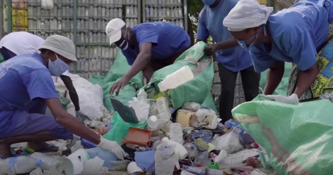 Afrika, fabrikas, gamyba, gamybos linija, Perdirbimas, Plastikas