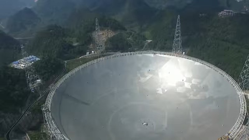 Naujas Kinijos penkių šimtų metrų apertūros sferinis radioteleskopas