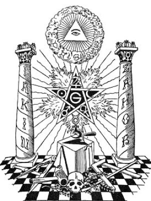 konspirologija, Okultizmas, vienaakis ženklas, masonai, visareginti