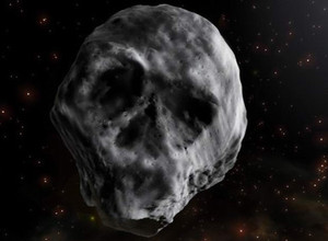 Link Žemės artėja milžiniškas kaukolės formos asteroidas...