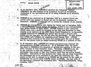 Išslaptintas CŽV dokumentas, kad Hitleris gyvas?